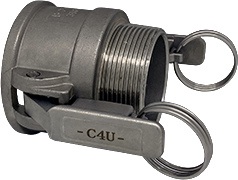Hebelarmk.Safe-Lock Kamlok Typ B VA (1.4408) 26,44mm 3/4 Zoll