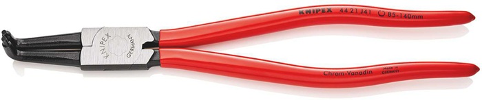 Sicherungsringzange J 41 f.Bohrungen D.85-140mm pol.KNIPEX