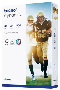 inapa tecno Kopierpapier Dynamic 2100011483 A4 80g 500 Bl./Pack.
