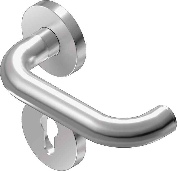 Rosettenhalbgarnitur Rondo H1.0 VA EST 4-KT.8mm BKS