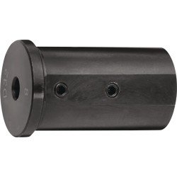 Reduzierbuchse Form 1 Bohrungs-D.8mm AD 25mm Einspann-L.46mm TECWERK