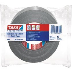 Gewebeband tesaband® Stand.4688 silber-matt L.50m B.50mm Rl.TESA