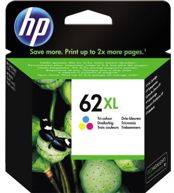 HP Tintenpatrone C2P07AE 62XL 415Seiten c/m/y