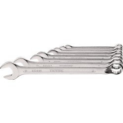 Ringmaulschlüsselsatz 12-tlg.SW 10-32mm Form B CV-Stahl TECWERK