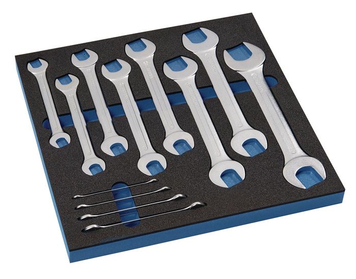 Werkzeugmodul 12-tlg.2/3-Modul Schlüsswelweiten 6x7-30x32mm TECWERK