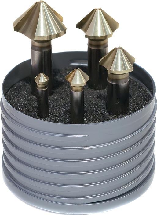 Kegelsenker-Satz DIN 335C 90Grad COS110 6,3-25mm HSS spezial 5-tlg.Ku.-Box MAPAL