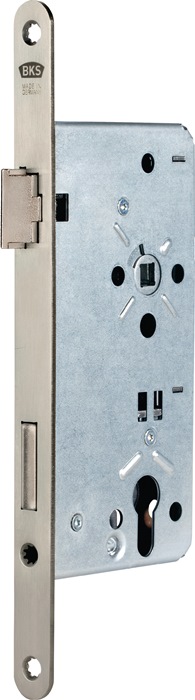 Haustür-Einsteckschloss 0024 PZW 22/65/92/10mm DIN L silber rd BKS