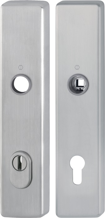 Langschildpaar E2222ZA/2210 ma F69 PZ 92mm HOPPE