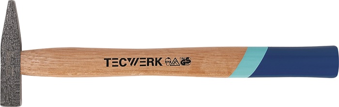 Schlosserhammer 1500g Stiel-L.380mm Hickory TECWERK
