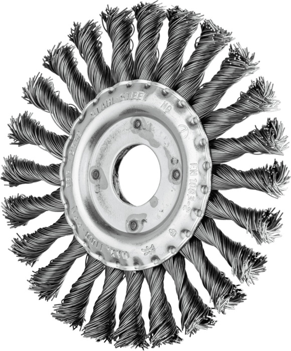Rundbürste RBG D.125mm Drahtstärke 0,5mm STA 12mm 12500min-¹