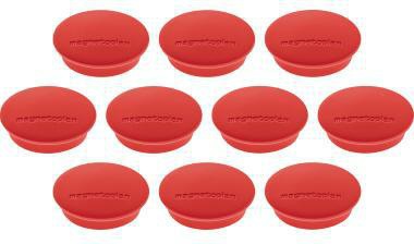 magnetoplan Magnet Discofix Junior 1662106 34mm rot 10St.