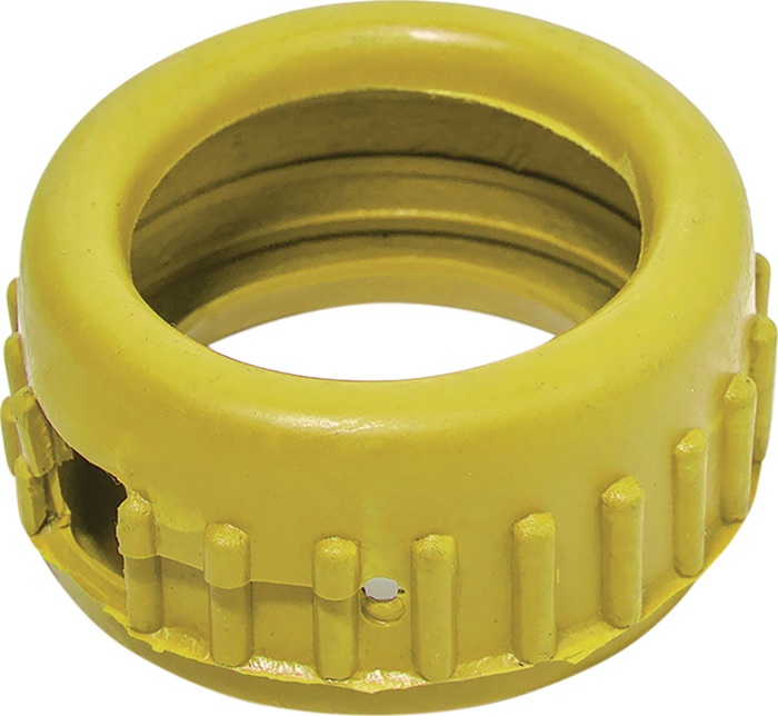 Manometerschutzkappe gelb D.63mm Gum.