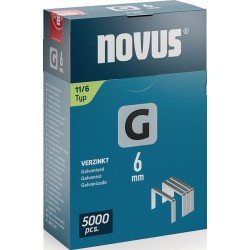 Flachdrahtklammer G Typ 11 B10,6xL6mm Draht-B.1,25mm 5000 St.NOVUS