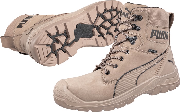 Sicherheitsstiefel CONQUEST STONE HIGH Gr.43 W.11 beige S3S FO CI HI HRO SR