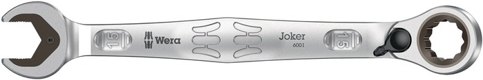 Maulringratschenschlüssel Joker SW 15mm L.199mm umschaltbar,Rings.15Grad WERA
