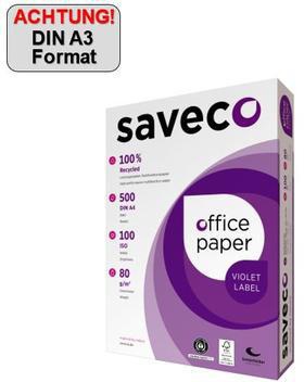 Saveco Kopierpapier Violet Label 100000008 A3 80g ISO 100 500Bl.