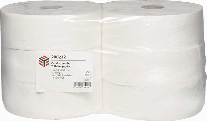 Toilettenpapier ELOclean Comfort Jumbo 2-lag.ELOS