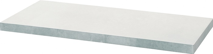 Fachboden B897xT165mm Stahlbl.silber verz.f.Wandhängeschrank BEDRUNKA+HIRTH
