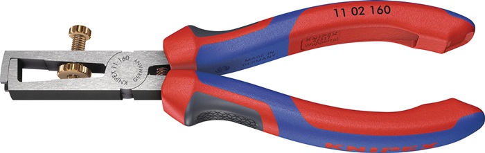 Abisolierzange L.160mm pol.Comfort-Griff m.Öffnungsf.KNIPEX
