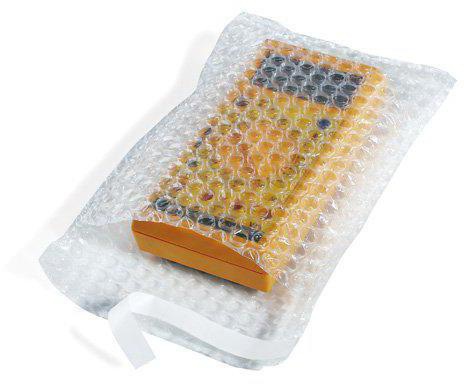 Luftpolsterbeutel Maße 150x200+50mm S.70µ Transparent SK-Verschluss TRANSPAK