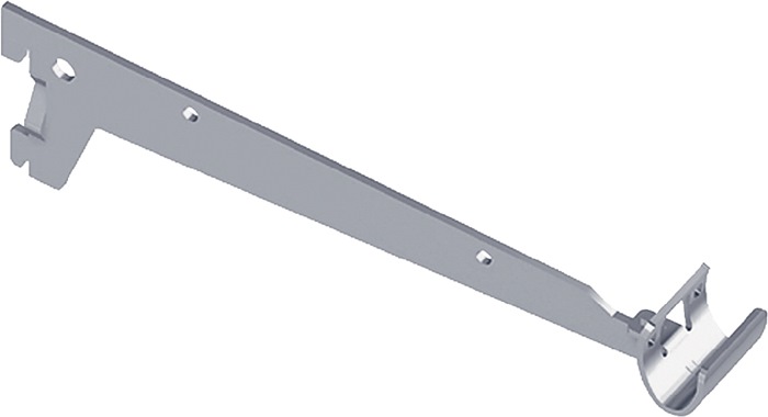 Konfektionsträger L.250mm p.Träger 30kg STA weiß
