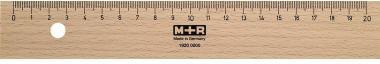 M+R Lineal 719200000 20cm Buchenholz naturbelassen