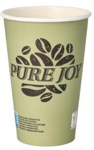 PAPSTAR Becher Pure Joy 87868 0,3l Pappe grün 50 St./Pack.