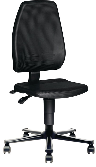 Arbeitsdrehstuhl Rl.Integralschaum schwarz 440-620mm TECWERK