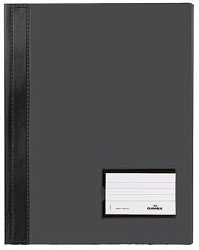 DURABLE Schnellhefter DURALUX 268001 DIN A4 Hartfolie schwarz