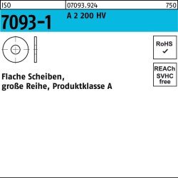 Unterlegscheibe ISO 7093-1 16 A 2 200 HV 25 Stück