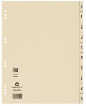 Oxford Trennblatt 400004663 DIN A4 230g Karton chamois 100 St./Pack.