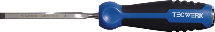 Stechbeitel Schneiden-B.24mm m.Schlagknopf CV-Stahl TECWERK