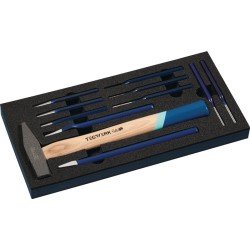Werkzeugmodul 11-tlg.1/3-Modul Meißel,Splintentreiber TECWERK