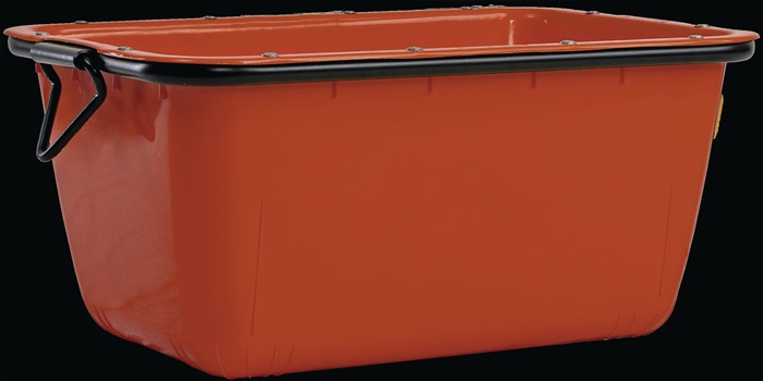 Fertigmörtelbehälter 200l rot WEMAS