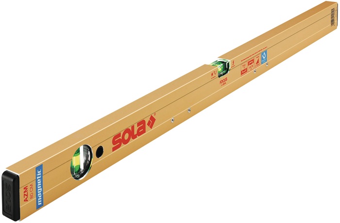 Wasserwaage AZM 50cm Alu.gold elox.0,5 mm/m SOLA