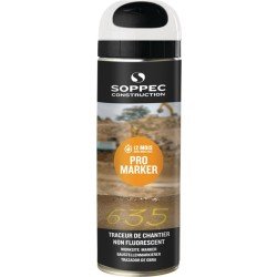 Baustellenmarkierspray Pro Marker weiß 500 ml Spraydose SOPPEC