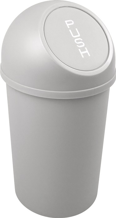 Abfallbehälter H490xØ253mm 13l lichtgrau HELIT