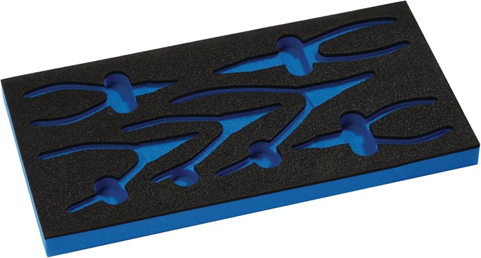 Werkzeugmodul Leereinlage 1/3-Modul KNIPEX