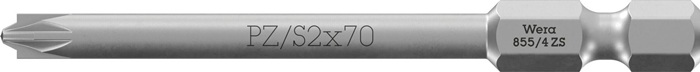 Bit 855/4 855/4 1/4 Zoll 2 L.70mm zähh.WERA