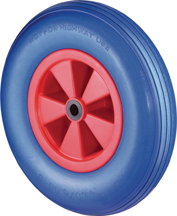 Polyurethanrad D.400mm Trgf.200kg pannensicher Ku.Rillen BS ROLLEN