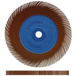 Radialbürste SUNBURST Ø152xB12,7x25,4mm 36 Alox/Korund TYROLIT