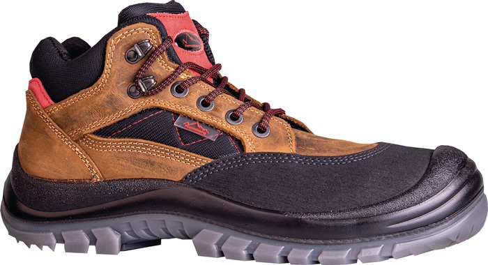 Sicherheitsstiefel Sherpa Gr.40 W.11 braun/rot S3 Leder REMISBERG