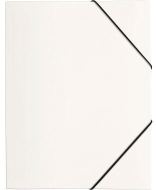 PAGNA Gummizugmappe 21613-02 DIN A4 PP 3Klappen weiß
