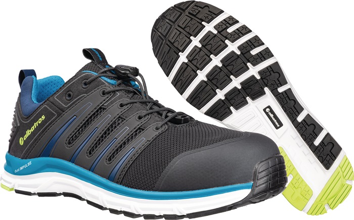 Sicherheitsschuh BREEZE IMPULSE LOW Gr.46 schwarz/blau S1PS ESD FO HRO SR