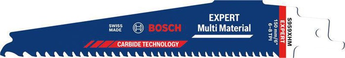 Säbelsägeblatt Expert Multimaterial L.150mm B.25mm TPI 6-8 3-4mm 10 St./Karte