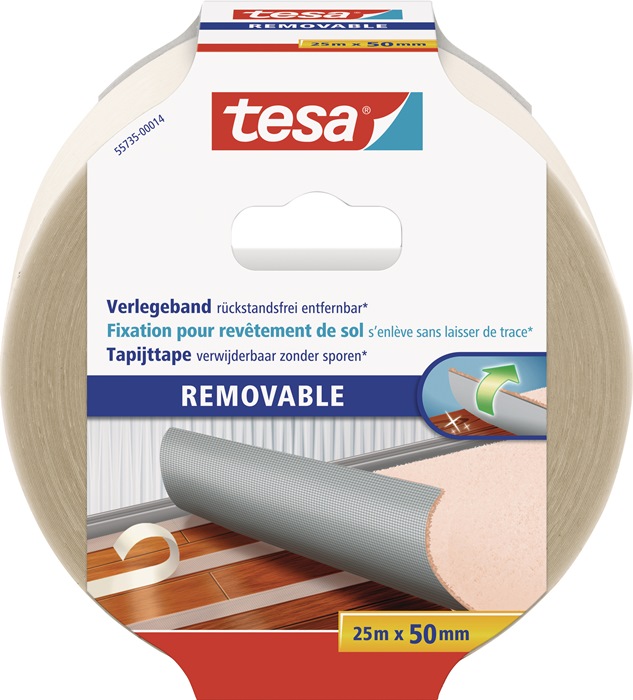 Doppelseitiges Verlegeband 55735 L.25m B.50mm Rl.TESA