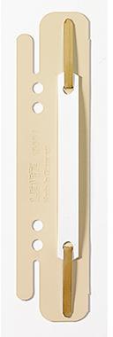 Leitz Einsteckheftstreifen Alpha 61300012 3,8x15,8cm sand 25 St./Pa