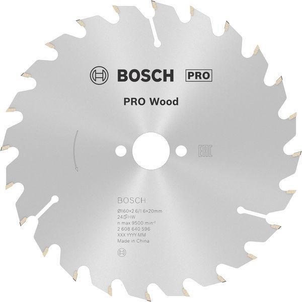 Kreissägeblatt PRO Wood AD 160mm Z.24 WZ Bohr.20mm Schnitt-B.2,6mm