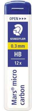 STAEDTLER Feinmine Mars micro carbon 250 03-HB 0,3mm 12 St./Pack.