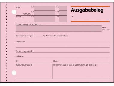 SIGEL Ausgabebeleg AG615 DIN A6 quer 50Blatt